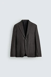 WOOL TEXTURED BLAZER