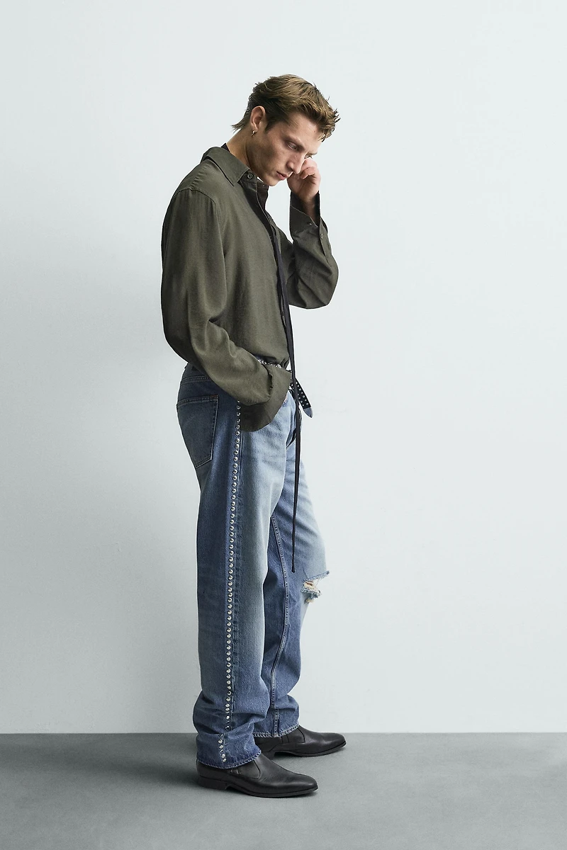 LIMITED EDITION EMBROIDERED BEAD SHIRT