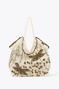 EMBROIDERED DETAIL SHOPPER