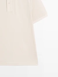 Polo manches courtes détail contrastant