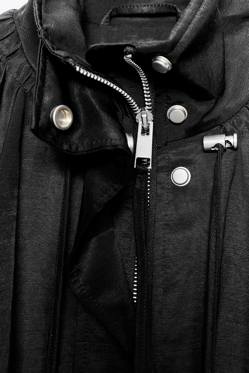 ZW COLLECTION FLUID BOMBER JACKET