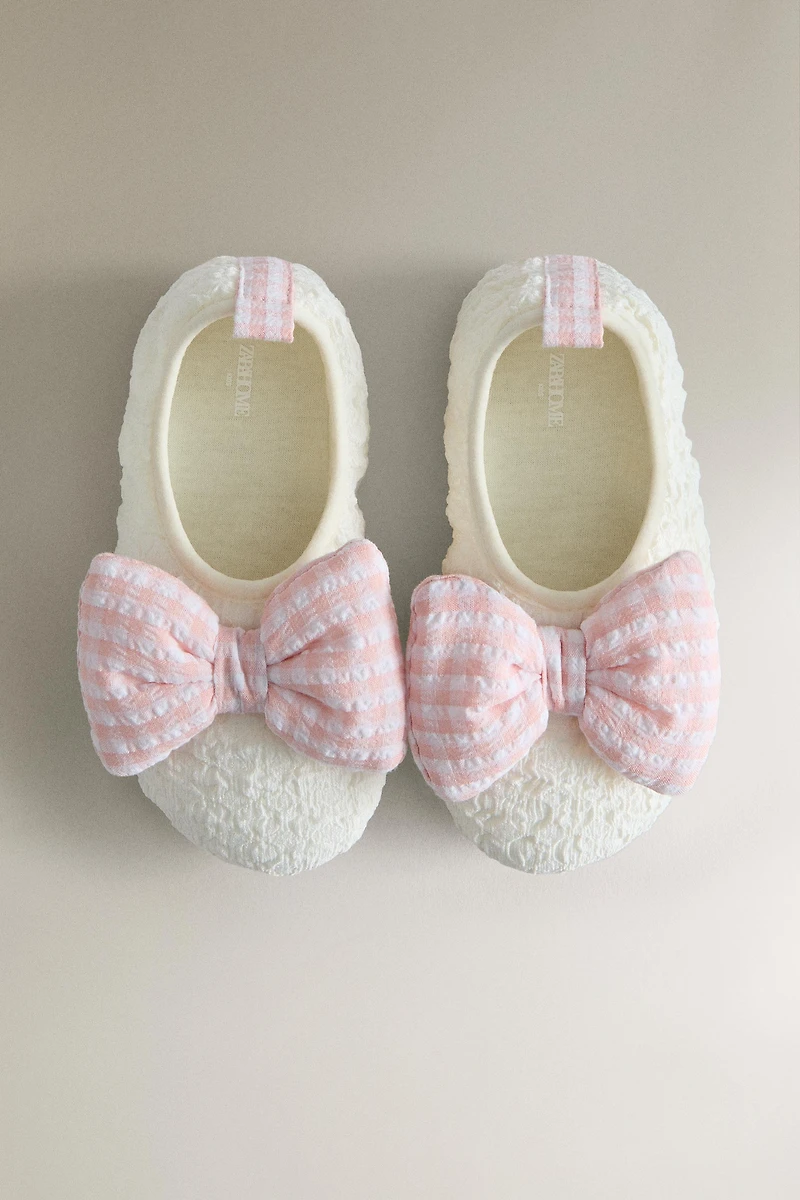 KIDS BOW BALLET FLATS
