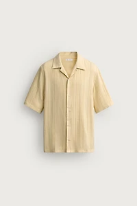 CHEMISE REGULAR FIT JACQUARD RAYURES
