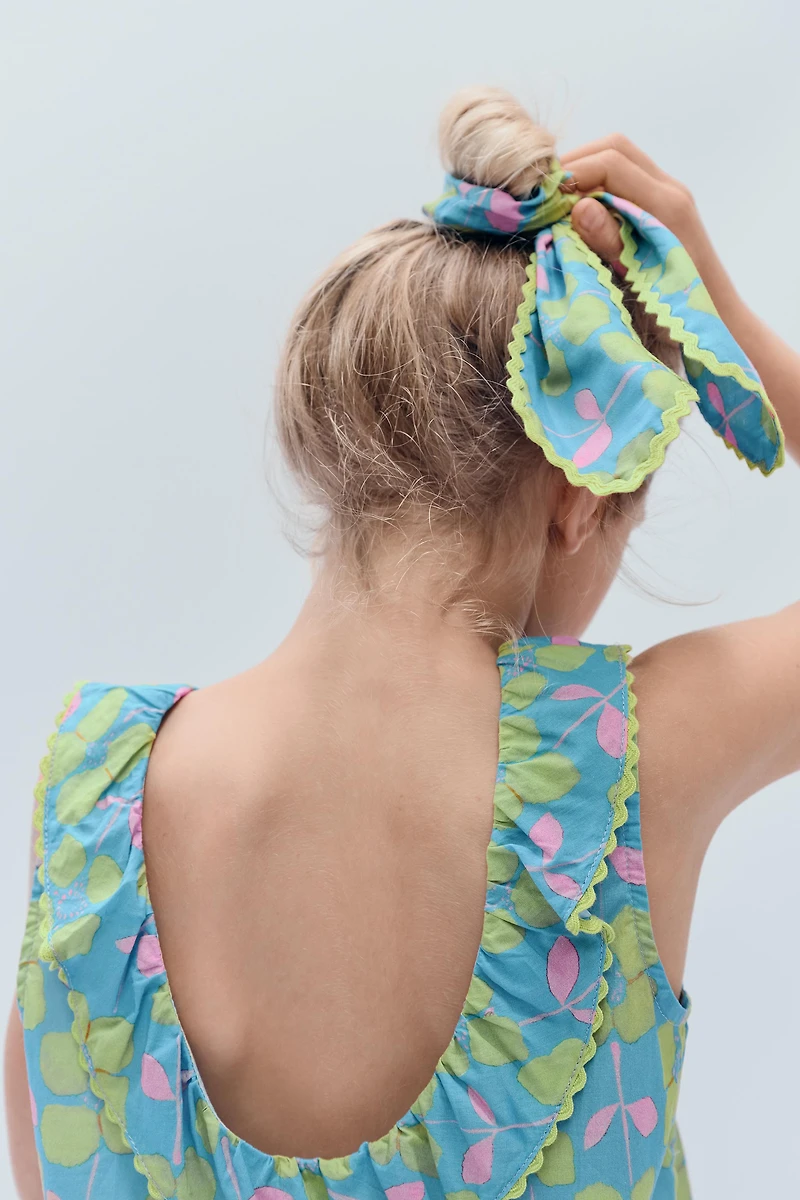 CHOUCHOU À NŒUD FLEURI ÉDITION LIMITÉE
