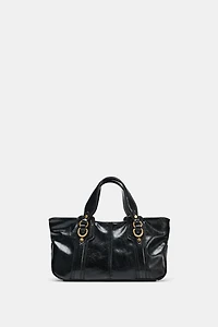 HANDBAG WITH METALLIC DETAILS