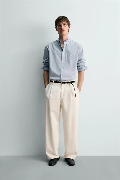 RELAXED FIT STRIPED SHIRT