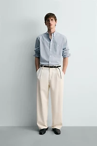 RELAXED FIT STRIPED SHIRT