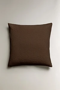 WAFFLE-KNIT PILLOWCASE