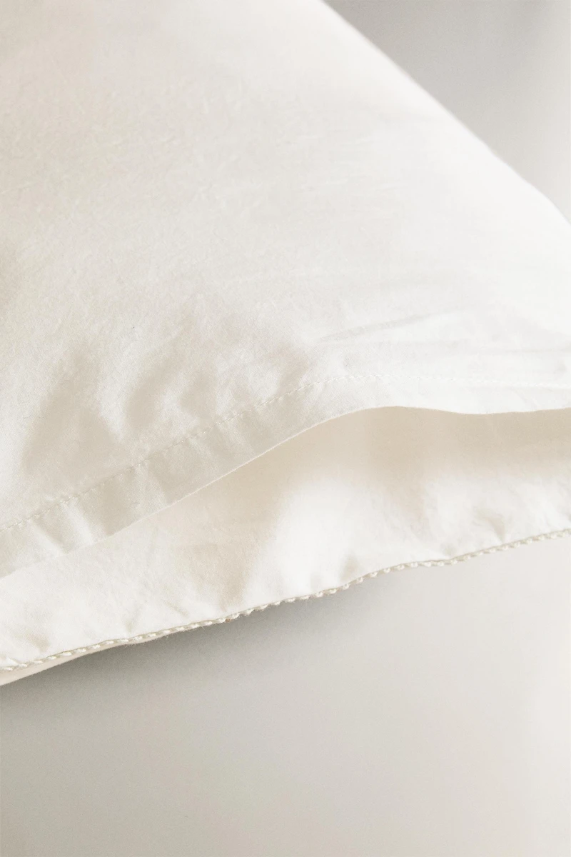 CHILDREN'S PILLOWCASE POPLIN WITH HEMSTITCHING