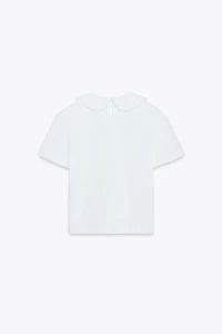 PETER PAN COLLAR T-SHIRT