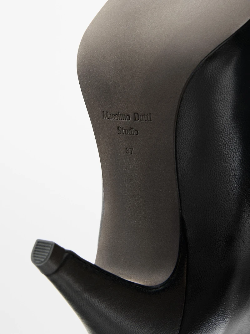 Heeled leather boots - Studio