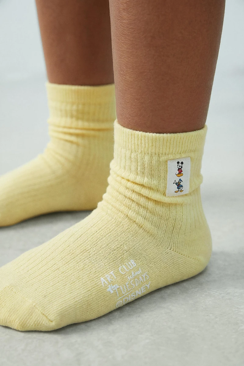LOT DE DEUX CHAUSSETTES MONTANTES MICKEY MOUSE ET DONALD DUCK © DISNEY