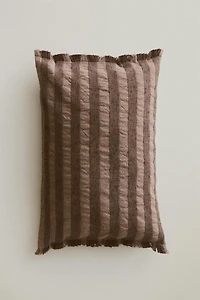 STRIPED THROW PILLOW COVER