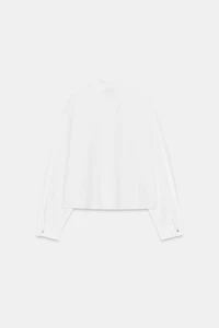 POPLIN SHIRT WITH JEWEL BEADS