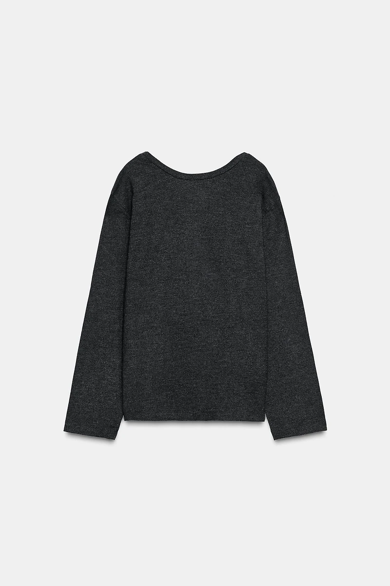 SOFT DRAPED BACK TOP