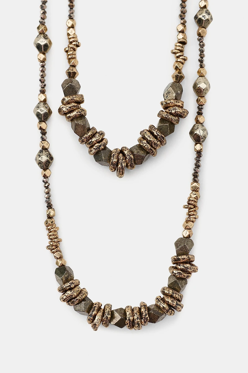 PACK OF 2 COMBINED PIECE NECKLACES