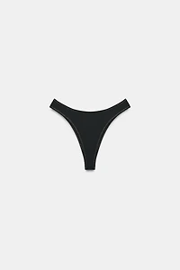 CONTRAST RUCHED BIKINI BOTTOMS