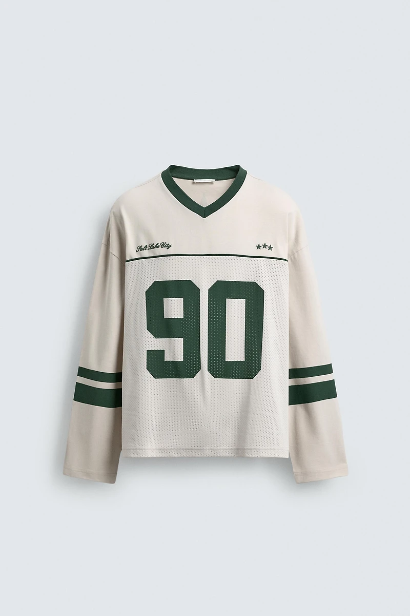 AMERICAN FOOTBALL PRINT T-SHIRT