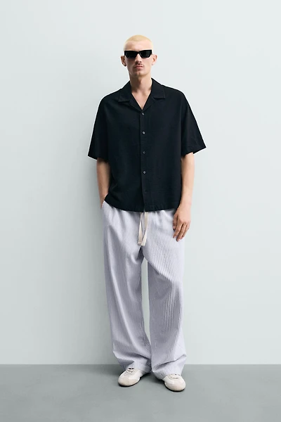 RELAXED FIT STRIPED SHIRT