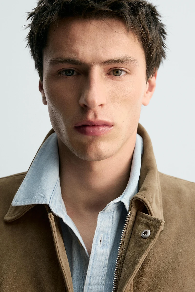 SUEDE LEATHER JACKET