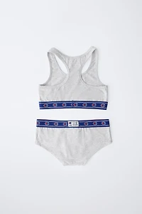 AGES 8-14/ CHAMPION ® X ZARA TOP AND BRIEF SET