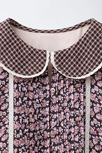 FLORAL PATCHWORK DRESS