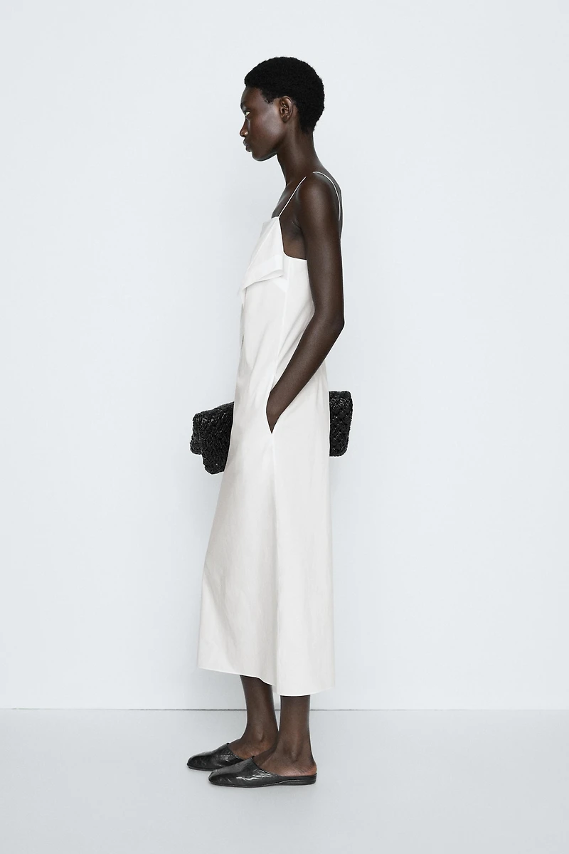 Scarf detail midi dress - STUDIO