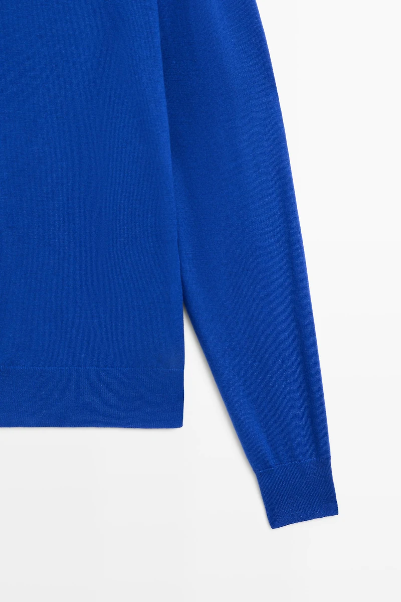 Pull en maille fine à col rond