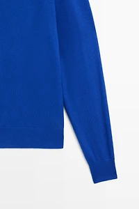 Pull en maille fine à col rond