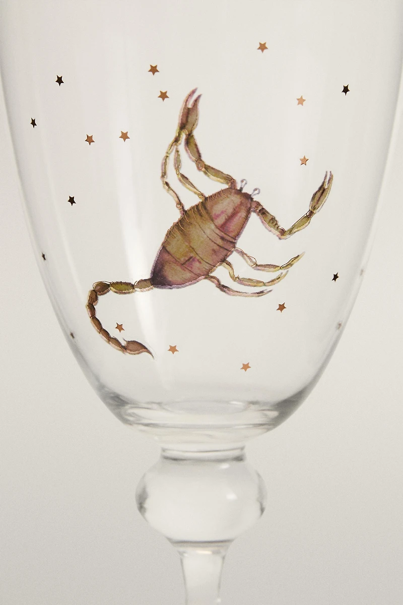 SCORPIO ZODIAC GLASS | MARISA BERENSON