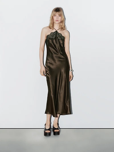 Satin camisole dress - Studio