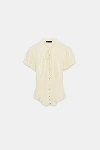 TIED STRUCTURED TOP