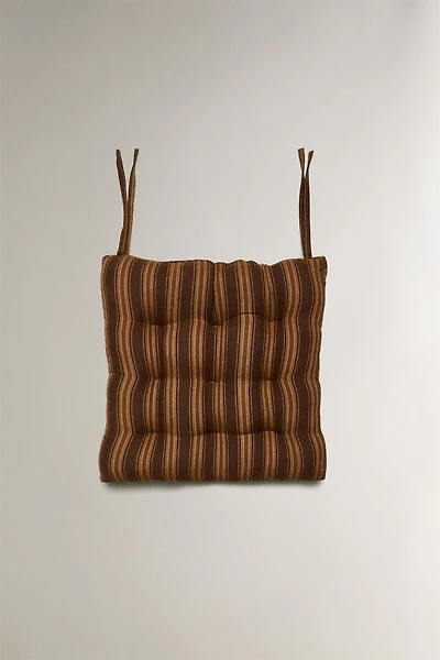 STRIPED SEAT CUSHION