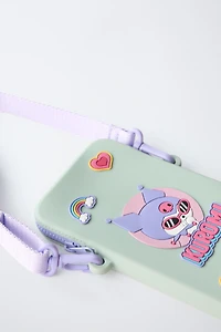 HOUSSE POUR TÉLÉPHONE PORTABLE EFFET GOMME KUROMI © SANRIO