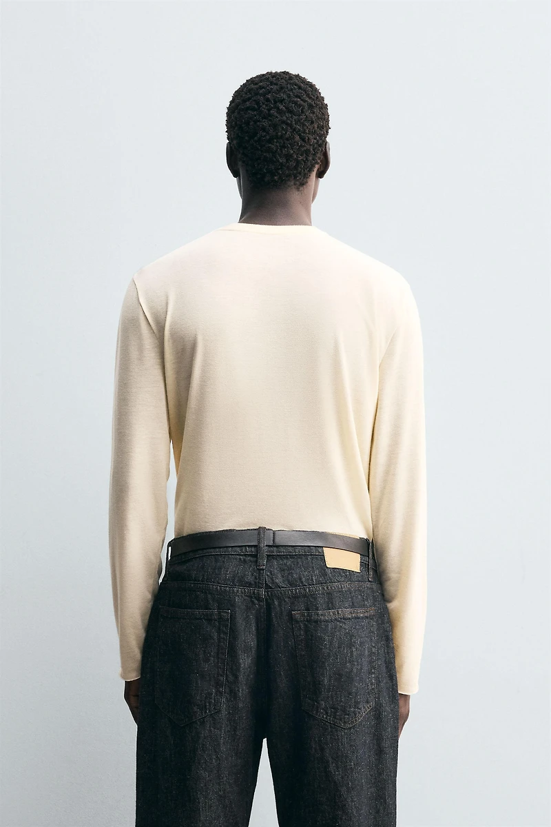 T-SHIRT LÉGER À MANCHES LONGUES