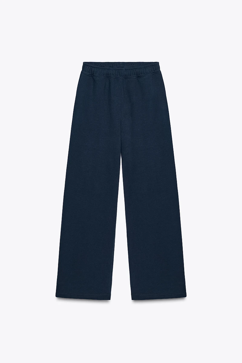 PLUSH BASIC STRAIGHT PANTS