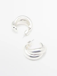 Wraparound hoop earrings