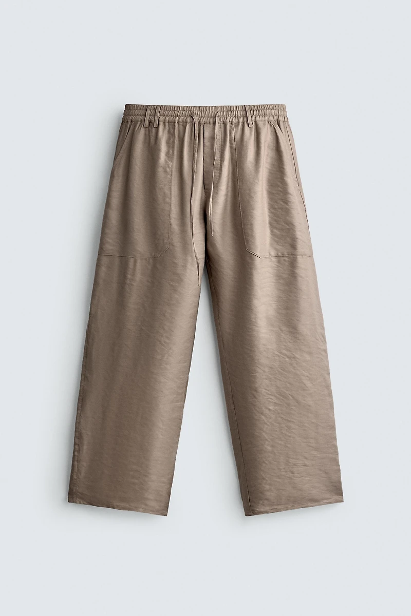 RELAXED FIT FLOWY PANTS