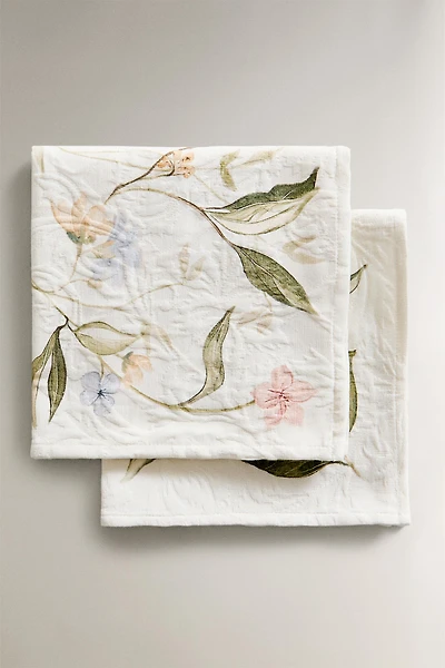 JACQUARD AND FRUIT PRINT NAPKIN