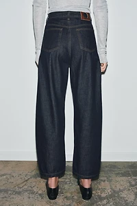 ZW COLLECTION MID-RISE ANKLE BALLOON JEANS