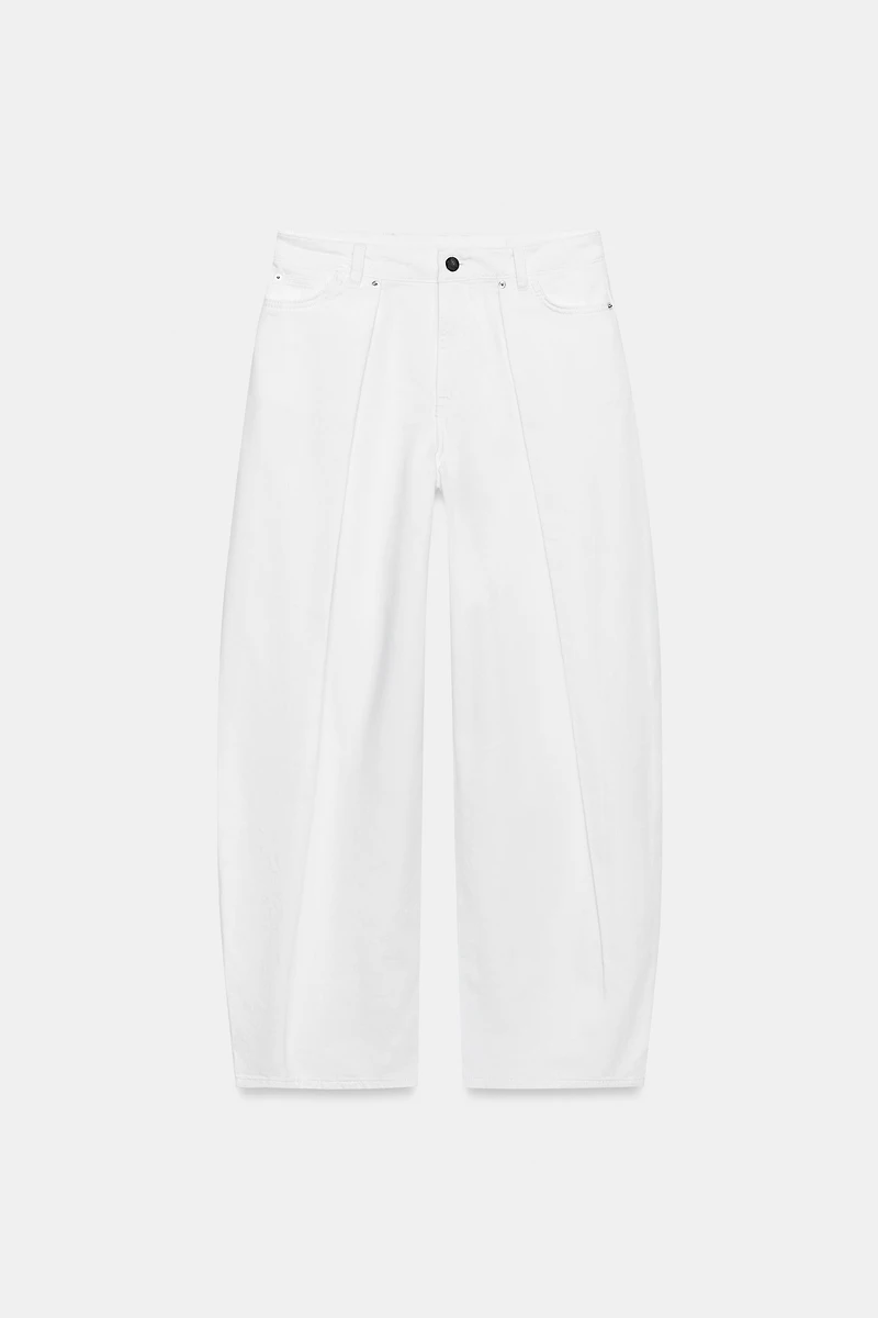 Z1975 MID-RISE BARREL WIDE LEG JEANS