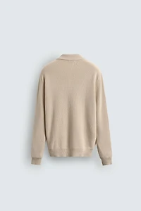 PEARLESCENT KNIT POLO SHIRT