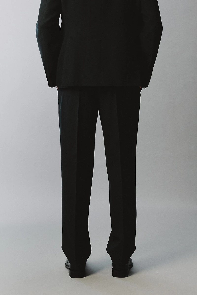 WOOL SUIT PANTS