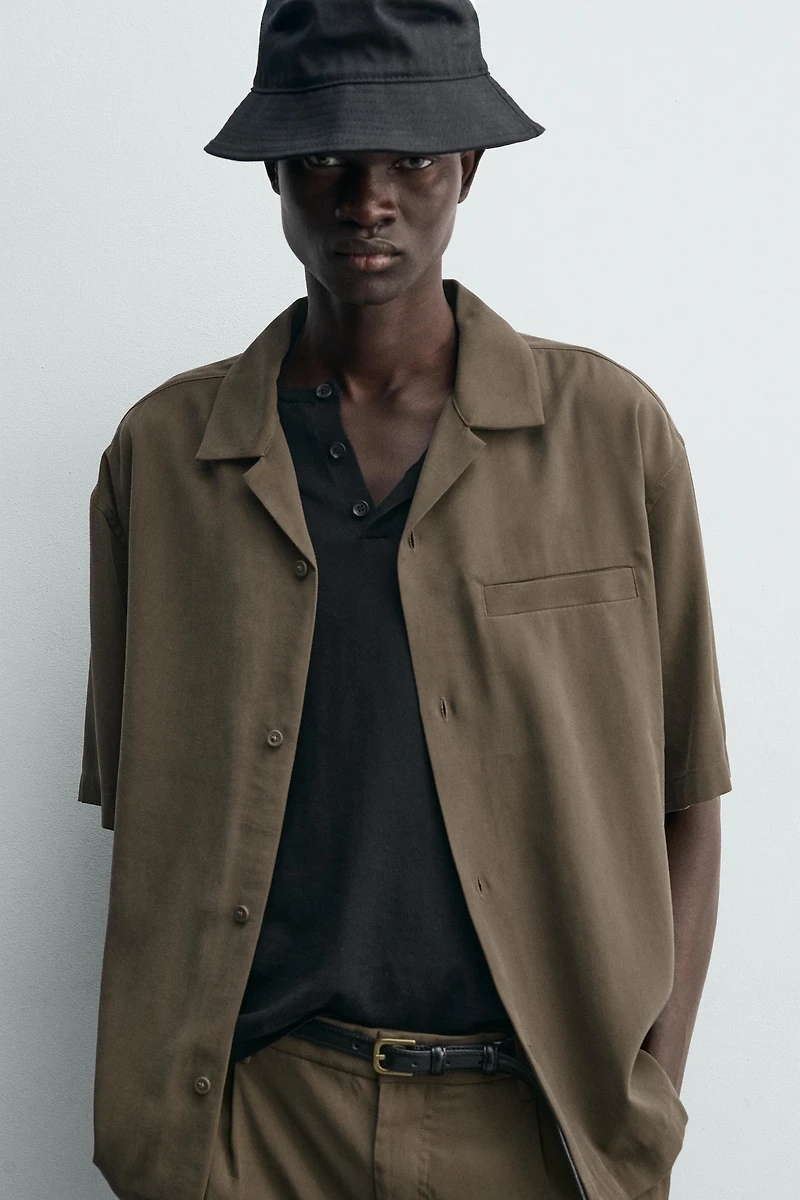 CHEMISE FLUIDE COUPE DÉCONTRACTÉE