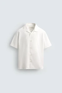CHEMISE COUPE DÉCONTRACTÉE EN POPELINE