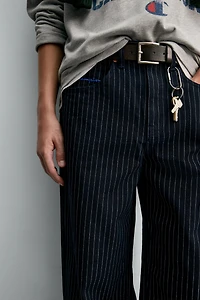 CHAMPION ® X ZARA STRIPED BAGGY FIT JEANS