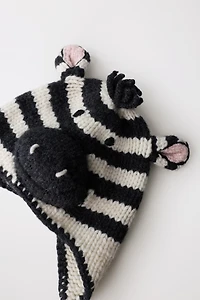 100% WOOL ZEBRA HAT LIMITED EDITION