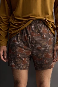 PRINTED 5" RUNNING SHORTS