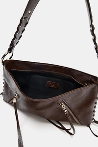 ZIPPER SHOULDER BAG