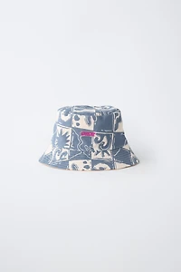 REVERSIBLE LOGO BUCKET HAT